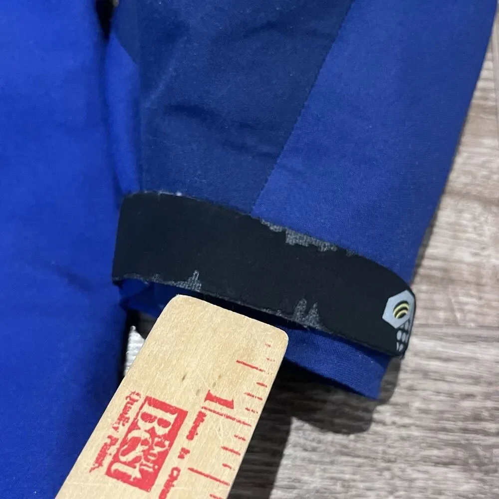 Mountain Hardware Jacket Men's Large Blue Gore-Tex Performance Shell Coat READ